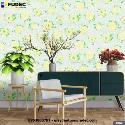 Vải dán tường không dệt 0252