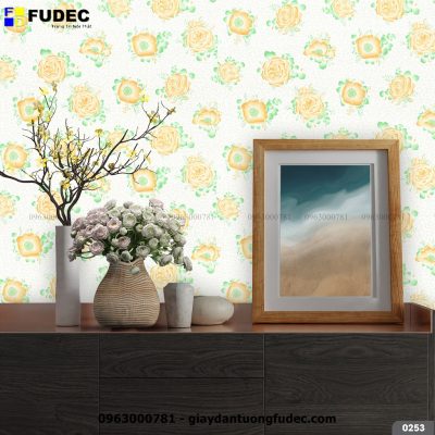 Vải dán tường không dệt 0253