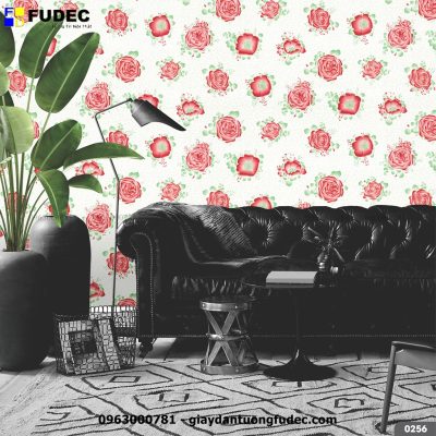 Vải dán tường không dệt 0256