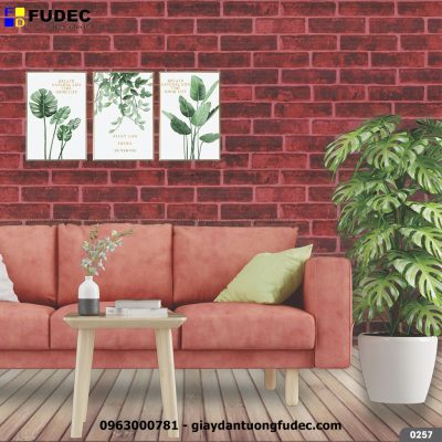 Vải dán tường không dệt 0257