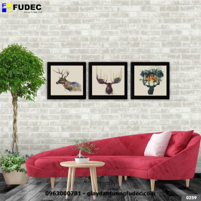 Vải dán tường không dệt 0259