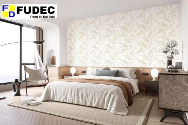 Giấy Dán Tường 3d Hàn Quốc Cao Cấp Họa Tiết Cành Cây Hoa 8601-3