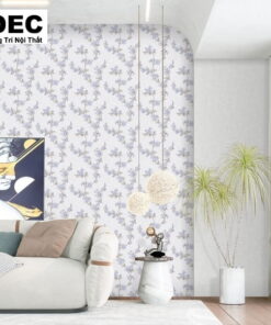 Giấy Dán Tường Hoa Văn Thanh Lịch 3d Hàn Quốc 8618-1