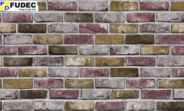 Giấy Dán Tường Giả Gạch Hàn Quốc 8624-2 - Ảnh 2