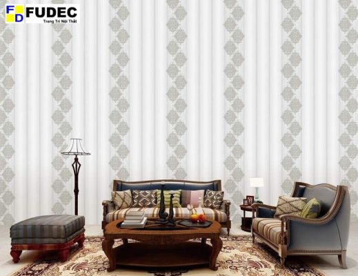Giấy Dán Tường Hàn Quốc Dải Hoa Văn Cổ Điển 9804-1
