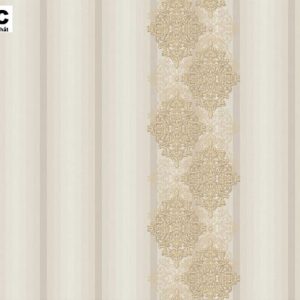 Giấy Dán Tường Hàn Quốc Dải Hoa Văn Cổ Điển 9804-4
