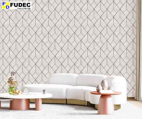 Giấy Dán Tường Hàn Quốc 3D Phòng Khách 9805-1