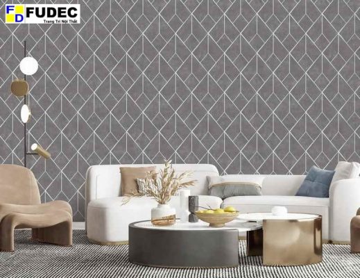 Giấy Dán Tường Hàn Quốc 3D Phòng Khách 9805-2