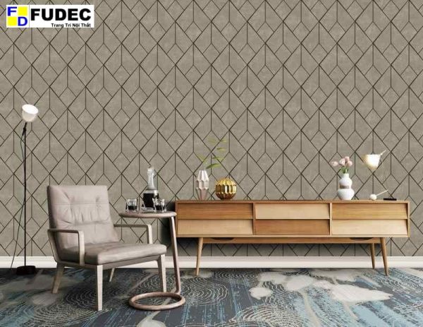 Giấy Dán Tường Hàn Quốc 3D Phòng Khách 9805-4
