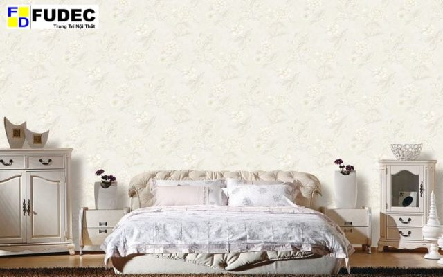 Giấy Dán Tường Hàn Quốc Hoa Hồng Dây 3D 9823-1