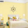 Giấy Dán Tường Hàn Quốc Màu Vàng 9824-1