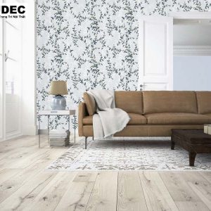 Giấy Dán Tường Hàn Quốc Dây Lá 3D 9825-1