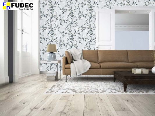 Giấy Dán Tường Hàn Quốc Dây Lá 3D 9825-1