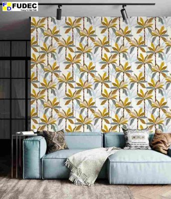 Giấy Dán Tường Hàn Quốc Cây Lá Tropical 9826-2