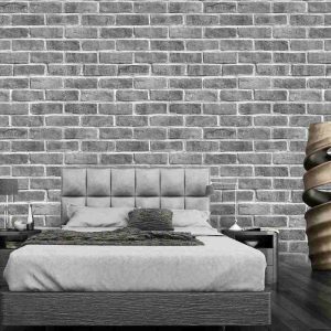 Giấy Dán Tường Hàn Quốc Giả Gạch 9828-2