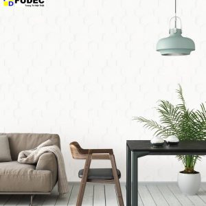 Giấy Dán Tường Hàn Quốc Lục Giác 3D 9830-1
