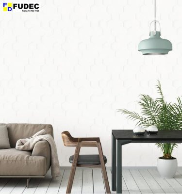 Giấy Dán Tường Hàn Quốc Lục Giác 3D 9830-1