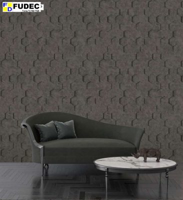 Giấy Dán Tường Hàn Quốc Lục Giác 3D 9830-2