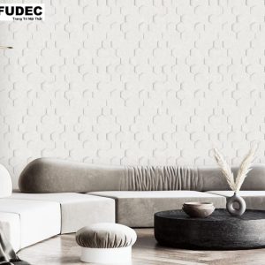 Giấy Dán Tường Hàn Quốc Lục Giác 3D 9830-4