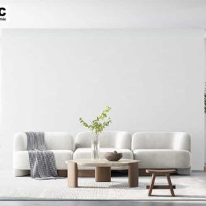 Giấy Dán Tường Phòng Ngủ Hàn Quốc Hoa Văn Chìm 3d 5713-4