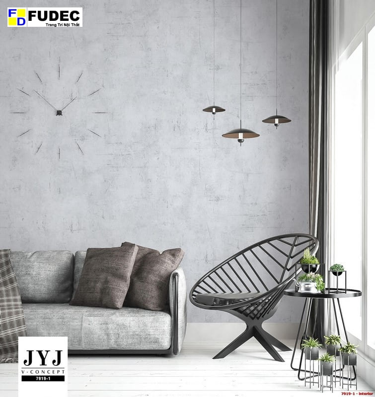 Giấy Dán Tường Giả Xi Măng Hàn Quốc 7919-1