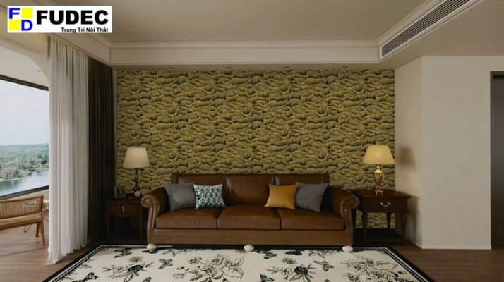 Giấy Dán Tường Giả Đá Hàn Quốc LUX010