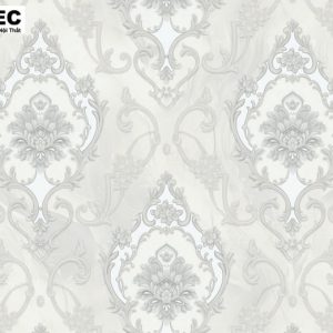 Giấy Dán Tường Phòng Ngủ Hoa Văn Cổ Điển LUX022