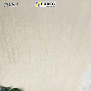 Giấy Dán Tường Phòng Ngủ Xước Gỗ Vàng TD04