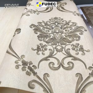Giấy Dán Tường Phòng Khách Hoa Văn Cổ Điển Châu Âu TD05