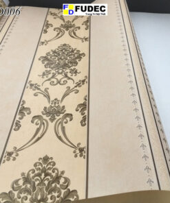 Giấy Dán Tường Phòng Khách Hoa Văn Châu Âu TD06