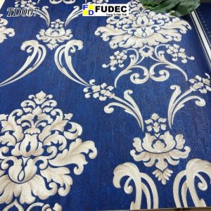 Giấy Dán Tường Phòng Khách Hoa Văn Châu Âu TD07