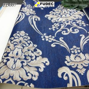 Giấy Dán Tường Phòng Khách Hoa Văn Châu Âu TD07