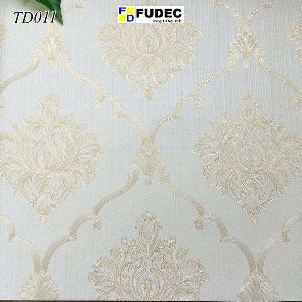 Giấy Dán Tường Phòng Ngủ Hoa Văn Cổ Điển TD11