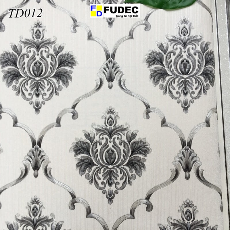 Giấy Dán Tường Phòng Ngủ Hoa Văn Cổ Điển Châu Âu TD12