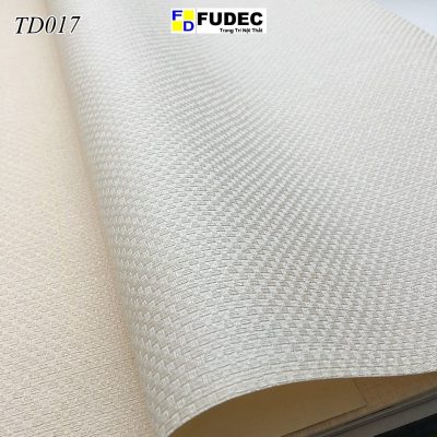 Giấy Dán Tường Phòng Ngủ Vân Vải TD17