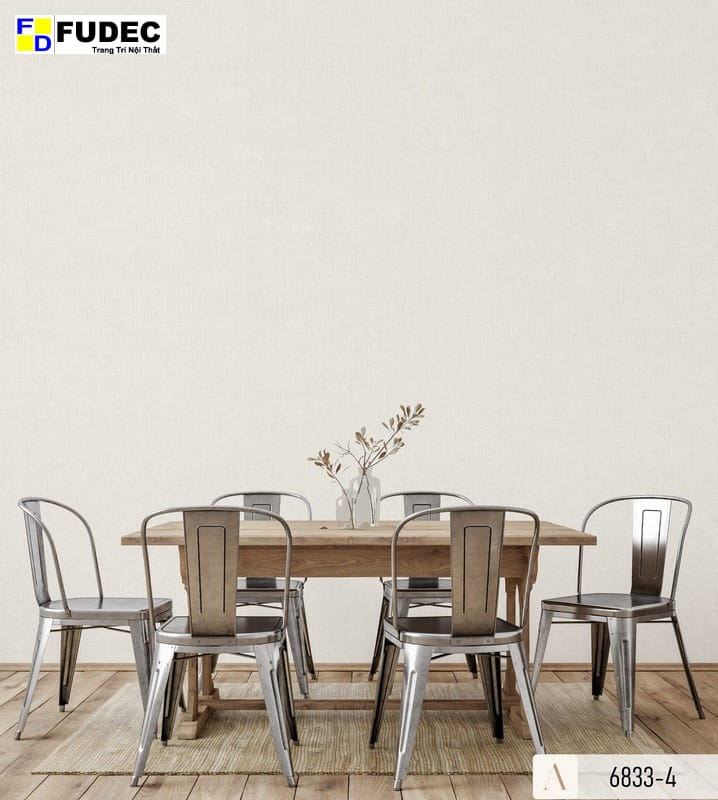 Giấy Dán Tường Giả Vải Hàn Quốc 6833-4