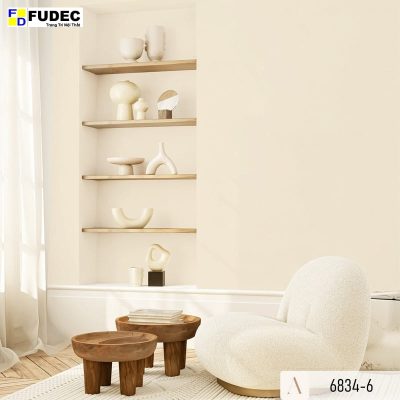 Giấy Dán Tường Giả Vải Hàn Quốc 6834-6