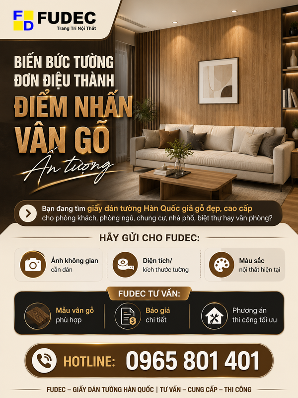 Fudec tu van thi cong giay dan tuong gia go
