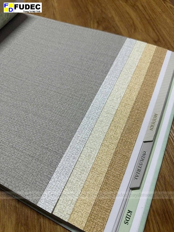 Giấy dán tường giả linen Hàn Quốc